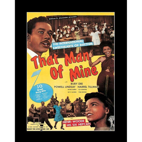 Man of Mine White Modern Wood Framed Art Print by Unknown