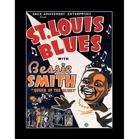 St Louis Blues White Modern Wood Framed Art Print by Unknown