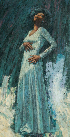 Sing Black Ornate Wood Framed Art Print with Double Matting by Unknown