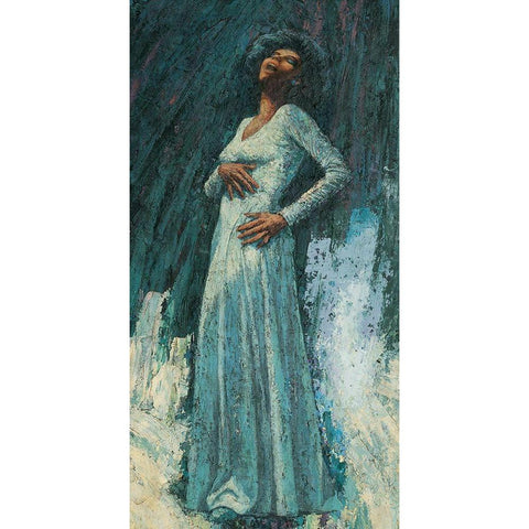 Sing Gold Ornate Wood Framed Art Print with Double Matting by Unknown