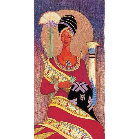 Queens Quilt Black Modern Wood Framed Art Print by Unknown