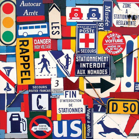 Rappel White Modern Wood Framed Art Print with Double Matting by Costa, Fernando