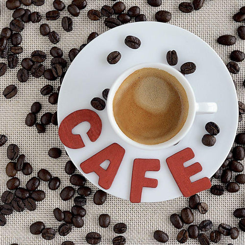 Pause Cafe I Gold Ornate Wood Framed Art Print with Double Matting by Chatelain, Sonia