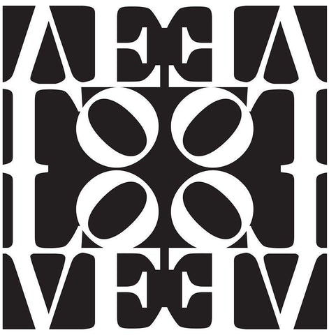 Love Typo Black Ornate Wood Framed Art Print with Double Matting by Braun Studio