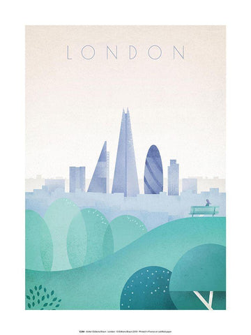 London White Modern Wood Framed Art Print with Double Matting by BRAUN Studio