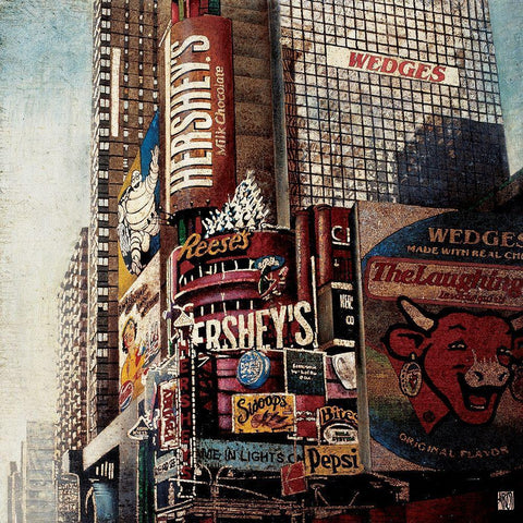 The laughing White Modern Wood Framed Art Print with Double Matting by Arietti, Fabienne