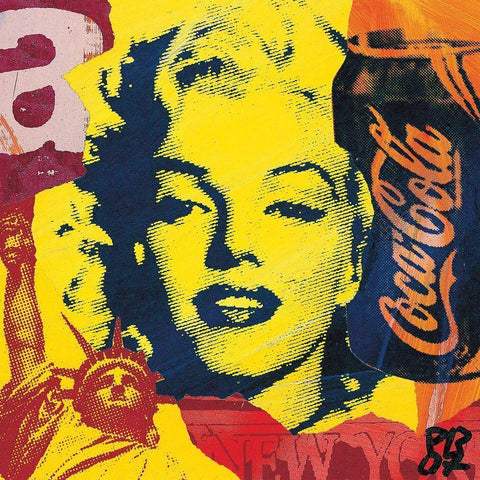 New-York White Modern Wood Framed Art Print by Raynal, Paul