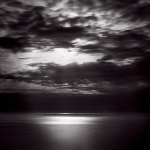 Cap Corse Black Ornate Wood Framed Art Print with Double Matting by Poli, Jean-Philippe