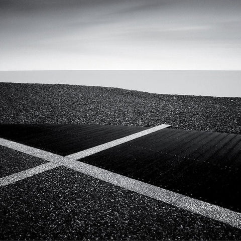 Sainte Margue Black Ornate Wood Framed Art Print with Double Matting by Laurenceau, Gerard