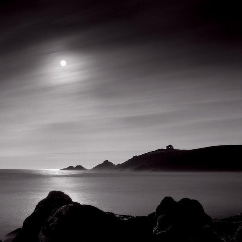 Quiberon Gold Ornate Wood Framed Art Print with Double Matting by Laurenceau, Gerard