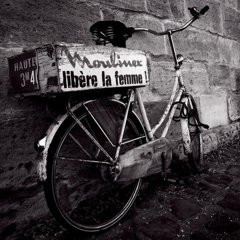 Liberation Black Ornate Wood Framed Art Print with Double Matting by de Lattre, Pascal