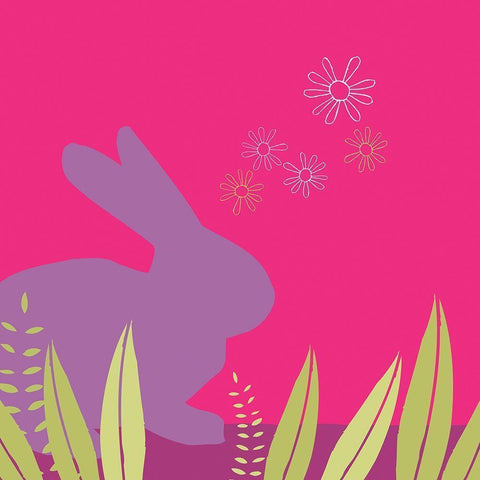 Lapin Gold Ornate Wood Framed Art Print with Double Matting by Gilibert, Soizic