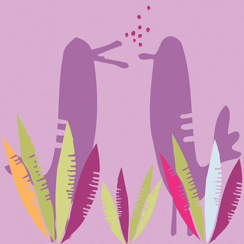 Ah bon! Black Modern Wood Framed Art Print by Gilibert, Soizic