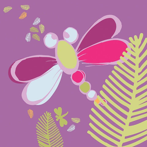 Butterfly Gold Ornate Wood Framed Art Print with Double Matting by Gilibert, Soizic