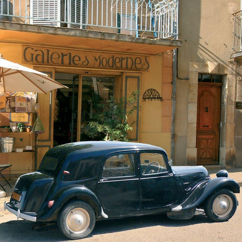 Les Temps Modernes White Modern Wood Framed Art Print with Double Matting by Lautier, Julien