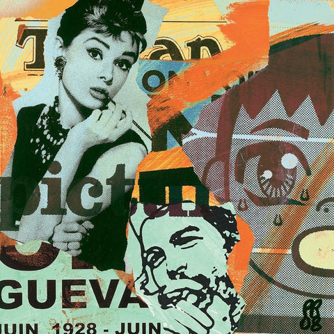 Pictures Black Ornate Wood Framed Art Print with Double Matting by Raynal, Paul