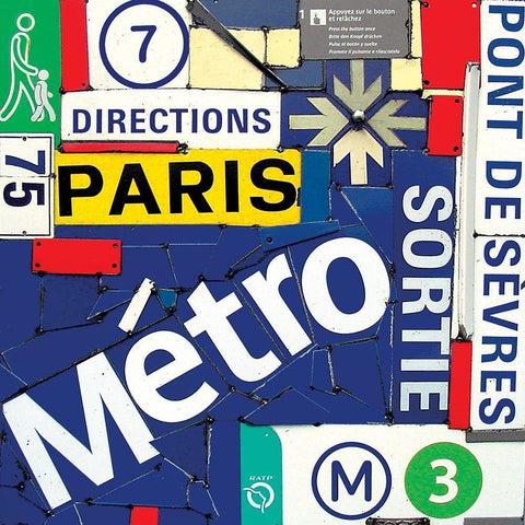 Metro White Modern Wood Framed Art Print by Costa, Fernando