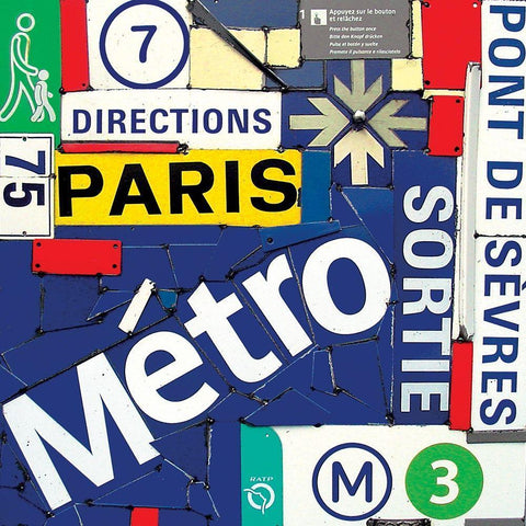 Metro Black Ornate Wood Framed Art Print with Double Matting by Costa, Fernando