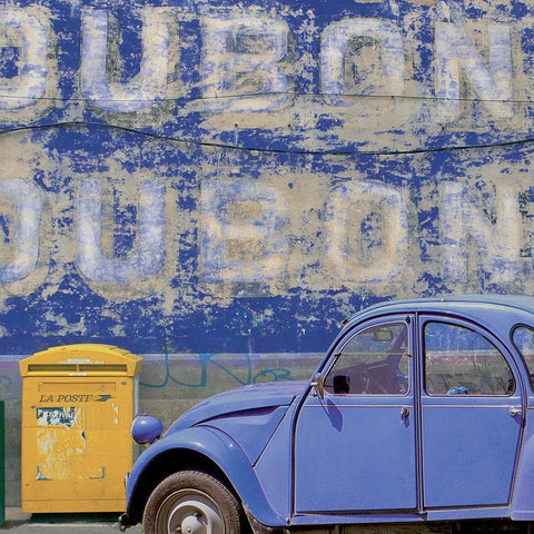 Dubonnet White Modern Wood Framed Art Print with Double Matting by Lautier, Julien