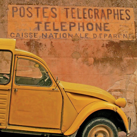 Postes Black Modern Wood Framed Art Print by Lautier, Julien