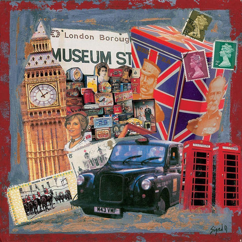 Museum White Modern Wood Framed Art Print by Sigrid, M.