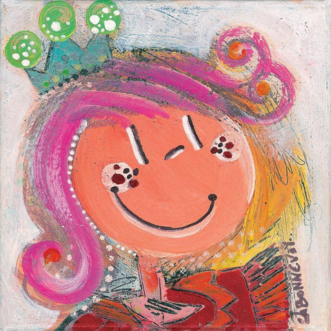 En tenue de fe te Black Modern Wood Framed Art Print with Double Matting by Bonnevay, Chantal