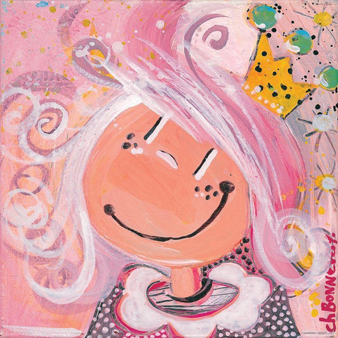 Un dimanche a la campagne White Modern Wood Framed Art Print with Double Matting by Bonnevay, Chantal