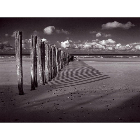 Jouer avec les allumettes Black Modern Wood Framed Art Print with Double Matting by de Lattre, Pascal