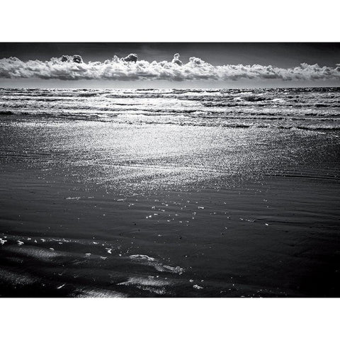 Perles de soleil Black Modern Wood Framed Art Print with Double Matting by de Lattre, Pascal