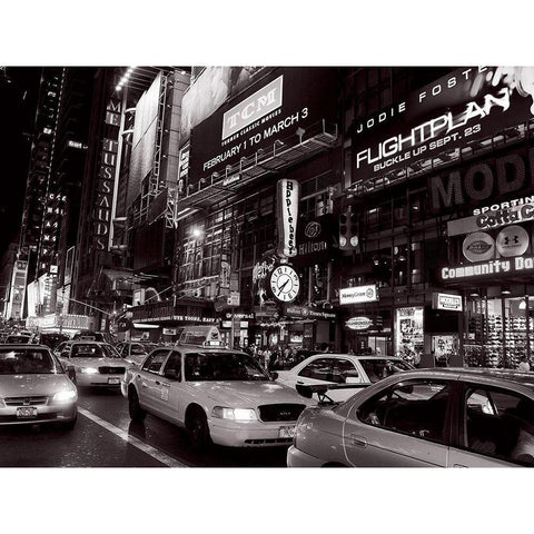 Madame Tussauds White Modern Wood Framed Art Print by Setboun, Michel