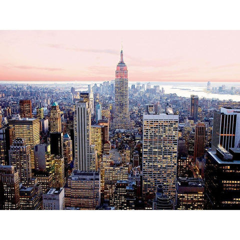 Red Empire Gold Ornate Wood Framed Art Print with Double Matting by Setboun, Michel