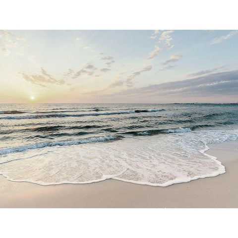 Bord de mer 3 Black Modern Wood Framed Art Print by BRAUN Studio