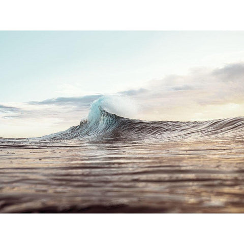 Vague Black Modern Wood Framed Art Print by BRAUN Studio