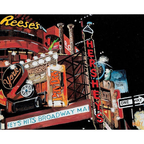 Bonbons, caramelsâ€¦ Gold Ornate Wood Framed Art Print with Double Matting by Toque, Harry