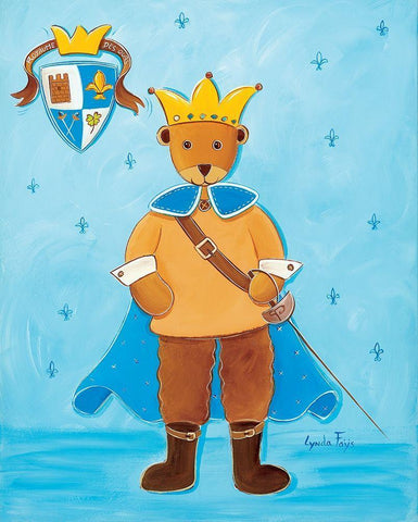 Le prince White Modern Wood Framed Art Print with Double Matting by Fays, Lynda