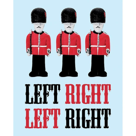 Left Right White Modern Wood Framed Art Print by BRAUN Studio