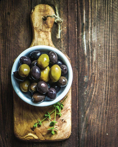 Food 3 Black Ornate Wood Framed Art Print with Double Matting by Braun Studio