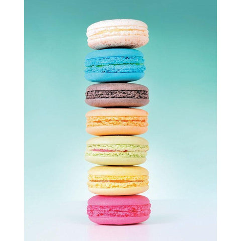 Macarons 2 White Modern Wood Framed Art Print by Braun Studio