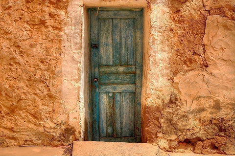 La Vieille Porte Black Ornate Wood Framed Art Print with Double Matting by Braun Studio