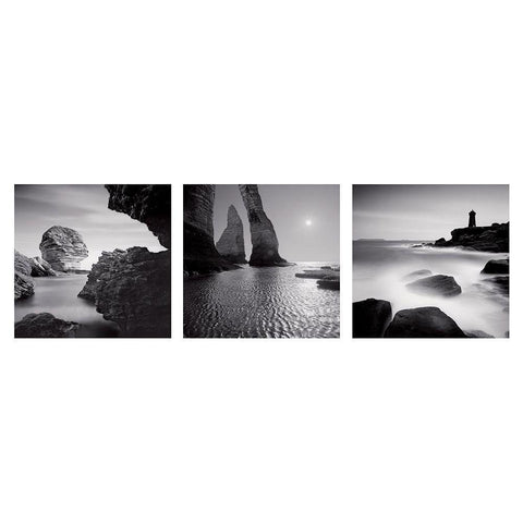 Eternite Black Modern Wood Framed Art Print by Laurenceau, Gerard