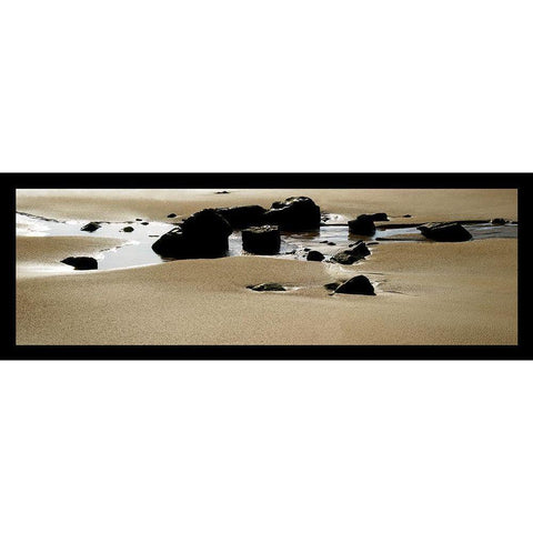 Sable et roche Gold Ornate Wood Framed Art Print with Double Matting by Pinsard, Laurent