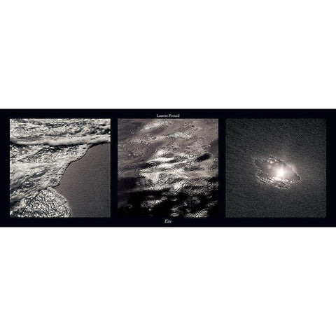 Eau White Modern Wood Framed Art Print by Pinsard, Laurent