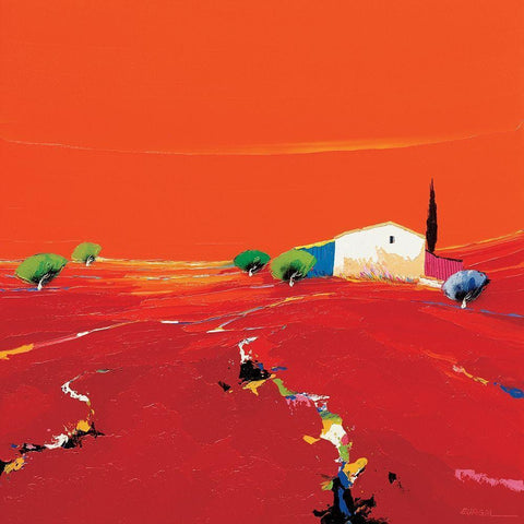 Lumiere dun jour White Modern Wood Framed Art Print by Eurgal, Christian