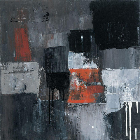 Art Collection n 66 Black Modern Wood Framed Art Print by Trichet, Eric