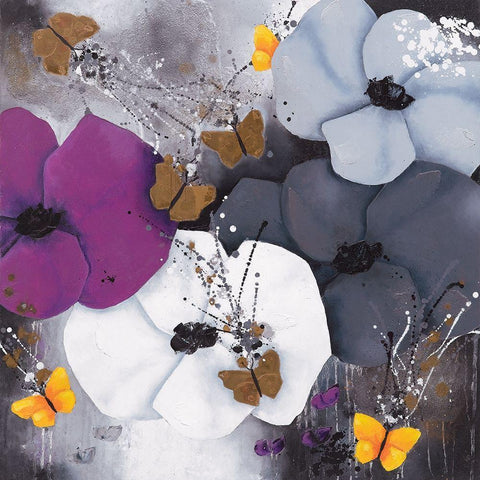 St-Trop White Modern Wood Framed Art Print with Double Matting by Pfaadt Aurelie