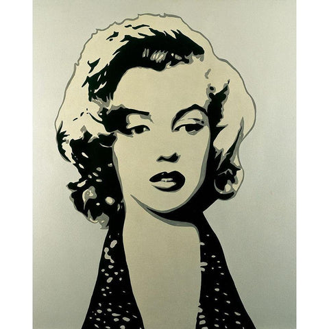 Icone I Black Modern Wood Framed Art Print by Castilla, Marco