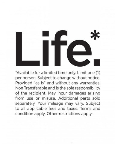 Life White Modern Wood Framed Art Print with Double Matting by Braun Studio