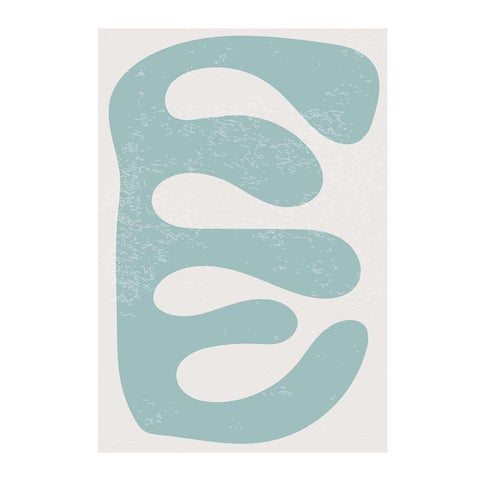 Feuille 1 White Modern Wood Framed Art Print by BRAUN Studio