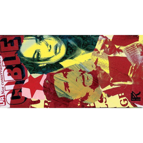 Sortie mercredi Black Modern Wood Framed Art Print by Raynal, Paul