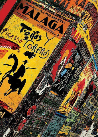 Nocturna Black Ornate Wood Framed Art Print with Double Matting by Ortega, Guillaume